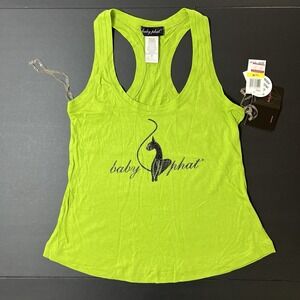 Vintage Baby Phat Sleeveless Top Women's M Green Y2K Dopamine Designer Tank NWT‎